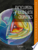 Encyclopedia of Solid Earth Geophysics