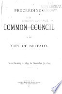 Proceedings of the Common Council of the City of Buffalo