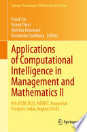 Applications of Computational Intelligence in Management and Mathematics II