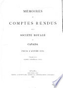 Proceedings and transactions of the Royal Society of Canada