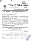 Monthly Vital Statistics Report
