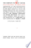 The Complete Works of Doctor François Rabelais, Abstractor of the Quintessence