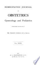 Homoeopathic Journal of Obstetrics, Gynaecology and Paedology