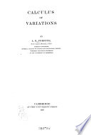 Calculus of Variations