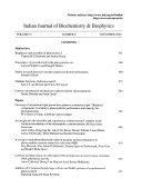 Indian Journal of Biochemistry and Biophysics