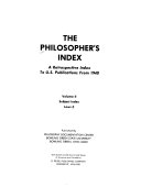 The Philosopher's Index: Subject index, Lowr - Z