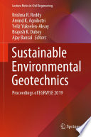 Sustainable Environmental Geotechnics