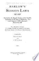 State of Oklahoma Session Laws