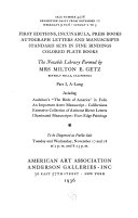 Sale Catalogues