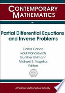 Partial Differential Equations and Inverse Problems