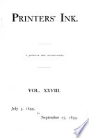 Printers' Ink; the ... Magazine of Advertising, Management and Sales