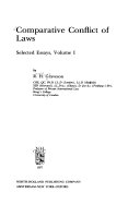 Comparative Conflict of Laws
