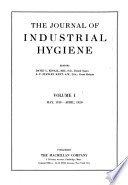 The Journal of Industrial Hygiene