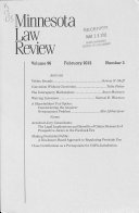 Minnesota Law Review