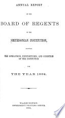 Annual Report of the Board of Regents