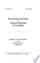 Papers and Proceedings of the ... Annual Meeting