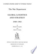 Global Logistics and Strategy, 1940-1943