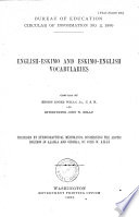 English-Eskimo and Eskimo-English vocabularies