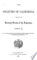 The Statutes of California