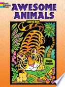 Awesome Animals Coloring Book