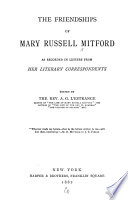 The Friendships of Mary Russell Mitford