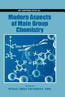 Modern Aspects of Main Group Chemistry