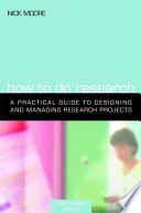 How to Do Research