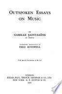 Outspoken Essays on Music