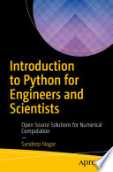 Introduction to Python for Engineers and Scientists