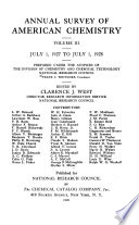 Survey of American Chemistry
