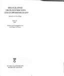 Bibliographie d'histoire littéraire française