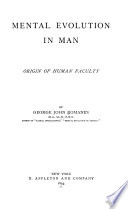 Mental Evolution in Man