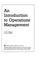 An Introduction to Operations Management