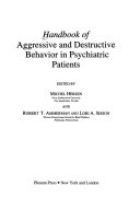 Handbook of Aggressive and Destructive Behavior in Psychiatric Patients