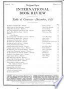 The Literary Digest International Book Review