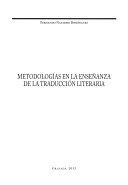 Metodologías en la enseñanza de la traducción literaria