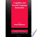 Cognition and Second Language Instruction
