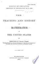 The Teaching and History of Mathematics in the United States