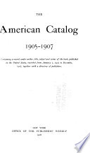 The American Catalogue ... July 1, 1876-Dec. 31, 1910