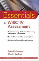 Essentials of WISC-IV Assessment