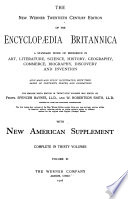 The New Werner Twentieth Century Edition of the Encyclopaedia Britannica