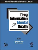 Drug Information for Mental Health 2001