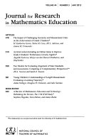 Journal for Research in Mathematics Education