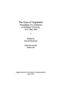 The Uses of Argument