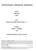 International Aerospace Abstracts