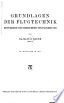 Grundlagen der Flugtechnik