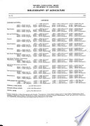 Bibliography of Agriculture