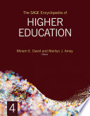 The SAGE Encyclopedia of Higher Education