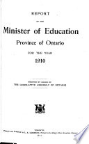 Reports of the Minister of Education