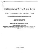 Acta scientiarum naturalium Academiae Scientiarum Bohemoslovacae, Brno